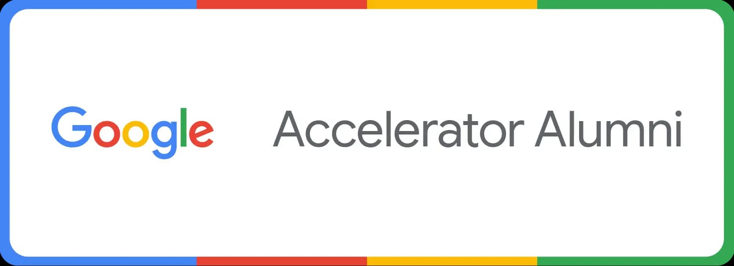 Google Accelerator Alumni Button